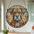 Boxer Brindle Stained Glass Effect Suncatcher